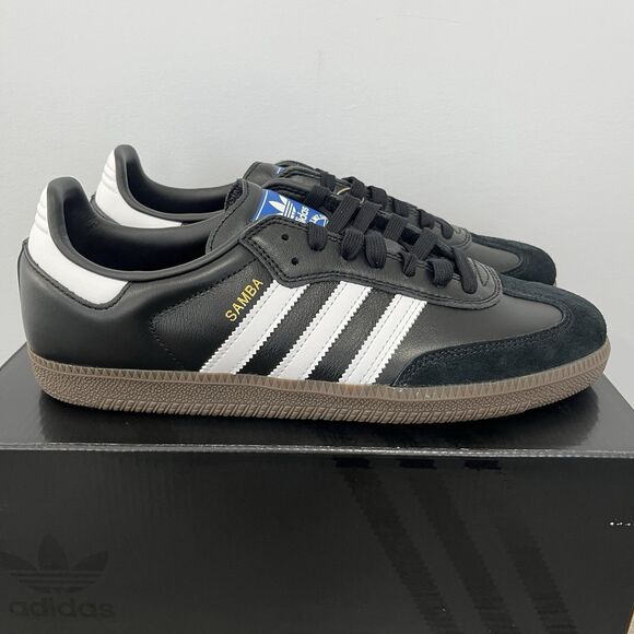 Adidas Men's Samba ADV Originals Black White Gum New |IE3100| Men's Size 11.5 - Picture 1 of 8
